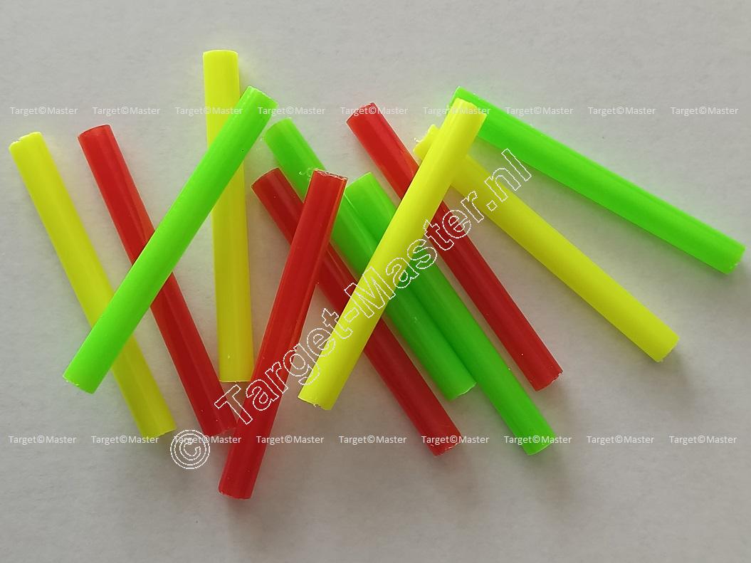 Funfair Target PLASTIC PIPE Assortment Colour Length 8 centimeter container of 75